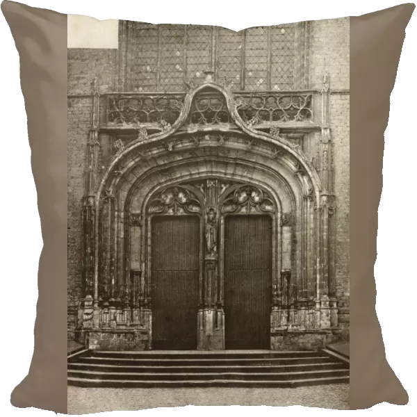 Doorway, Church of Notre Dame, Malines (Mechelen), Belgium
