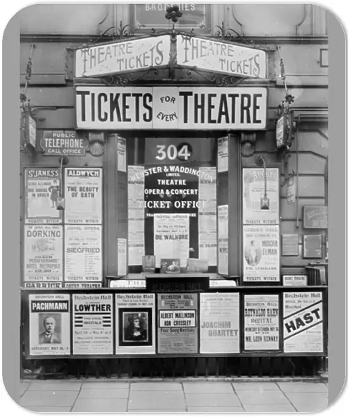 Webster & Waddington, theatre ticket agents, London