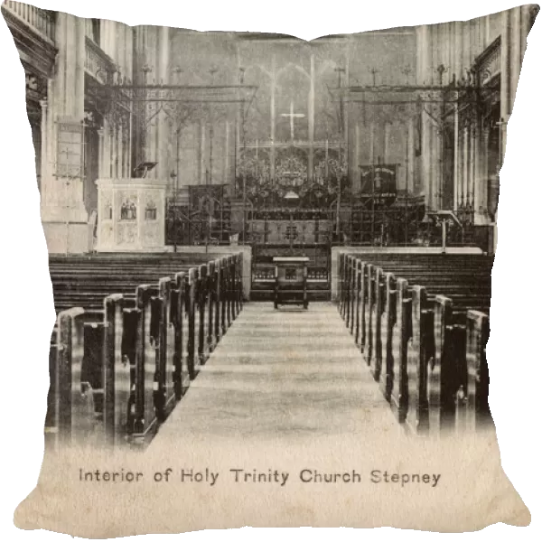 Interior of the Holy Trinity Church, Stepney, London
