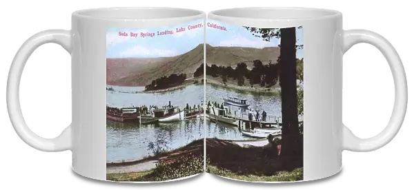 Soda Bay Springs Landing, Lake County, California, USA