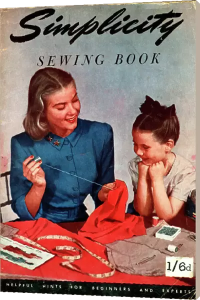 Cover design, Simplicity Sewing Book