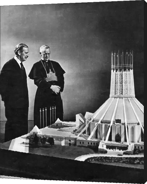 Bishop, architect and future cathedral