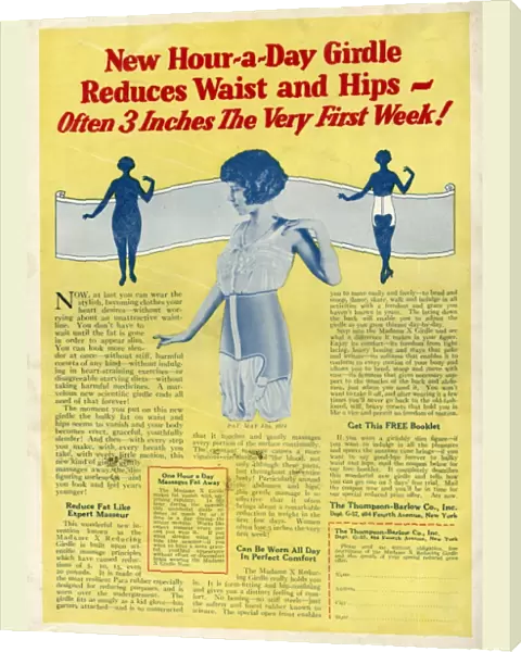 Girdle that reduces waist and hips