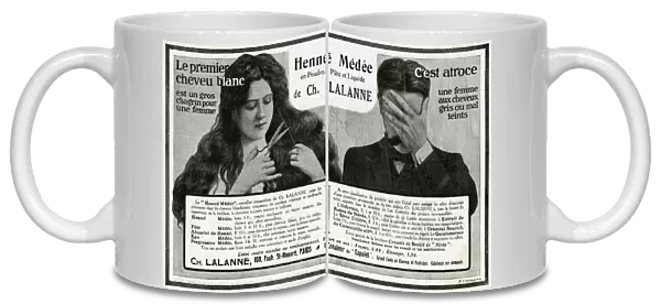 Advert for Ch. Lalanne hair dye 1912