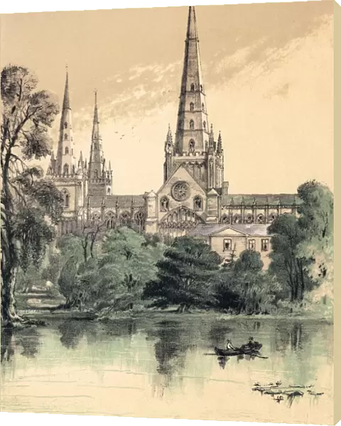 Lichfield Cathedral 1880