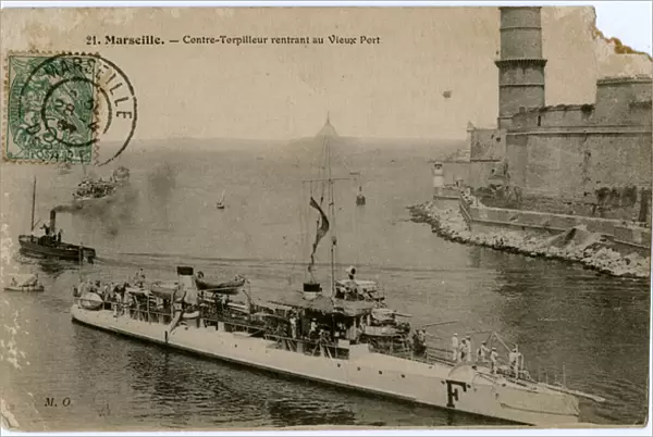 Destroyer at Marseille