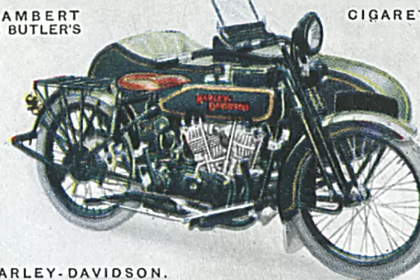 Harley Davidson Cig Card