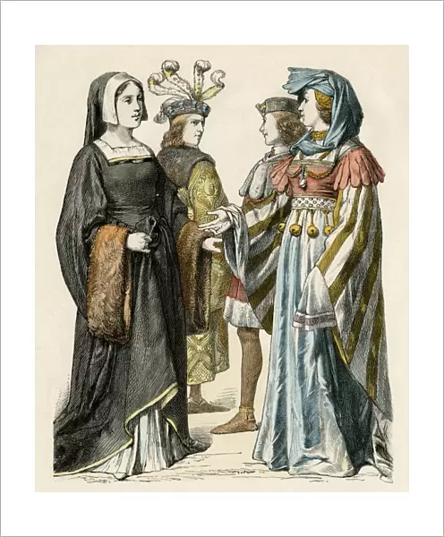 French Costumes 1460-80