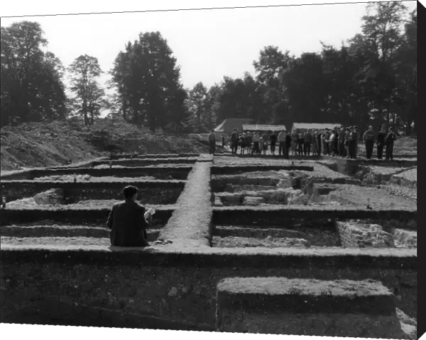 Excavating Nonsuch 1959