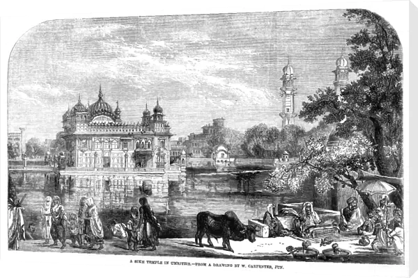 The Golden Temple, Amritsar, 1858