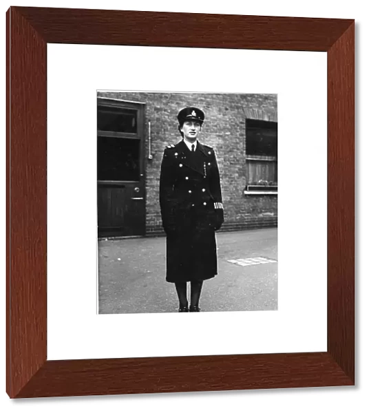 Woman police officer in Bather uniform, London