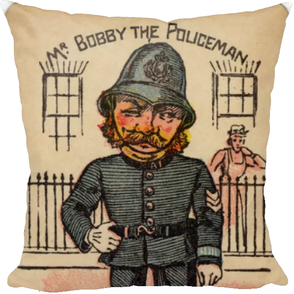 Happy Families Playing Cards - Mr Bobby the Policeman