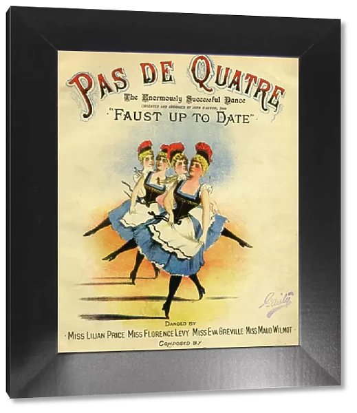 Music cover, Pas de Quatre, Faust Up To Date