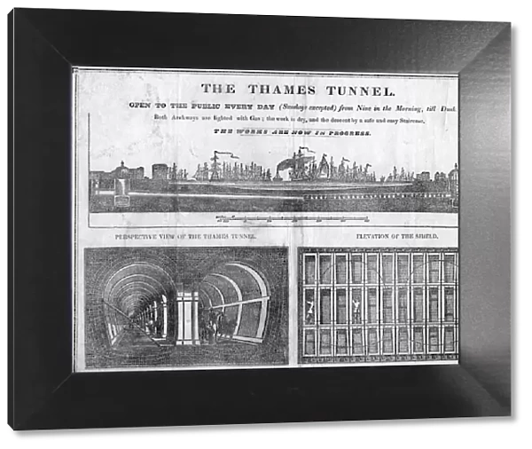 The Thames Tunnel between Wapping and Rotherhithe