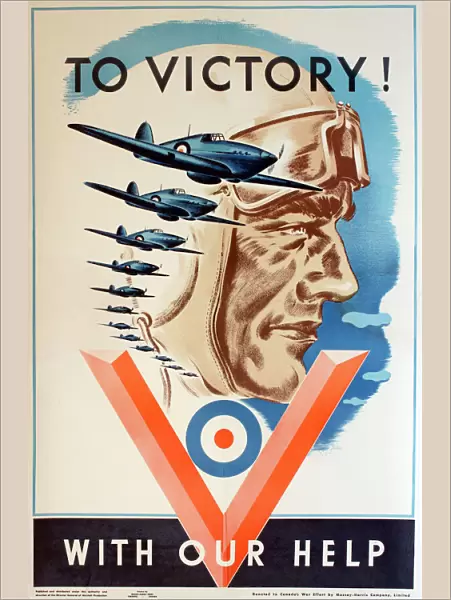 WW2 poster, To Victory -- With Our Help