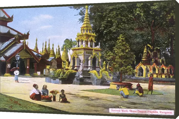 Myanmar - Yangon - Shwedagon Pagoda - Sacred Well