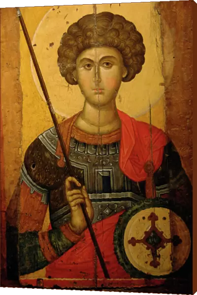 Saint George. Byzantine icon. XIV century. Greece