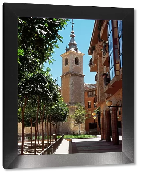 Spain. Murcia. Main Square and St. Nicholas Church
