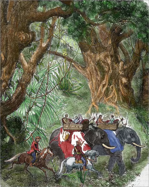 India. Sepoy Rebellion (1857). English delegation