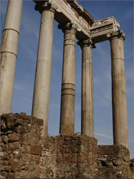 Italy. Rome. Temple of Saturn