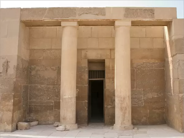 Egypt. Mastaba of Senedjemib Mehi. Entrance and portico