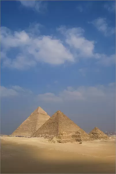 Egypt. The Pyramids of Giza. Pyramids of Khafre and Menkaure