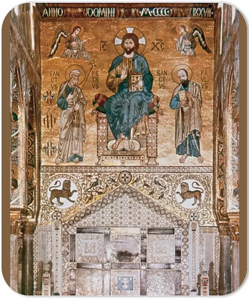 Palace of the Normans. Byzantine mosaics at the Palatine Cha