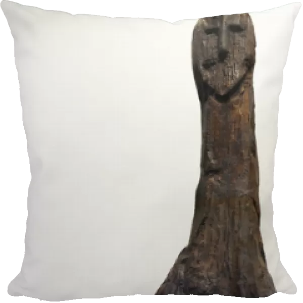 Prehistoric. Art. Metal Age. Male figure of oak, from Brodde