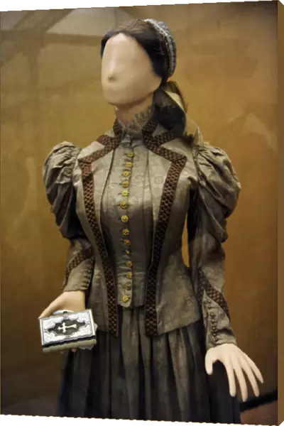 Mannequin of a young wife from Jaszsag, 1890s. Hungary