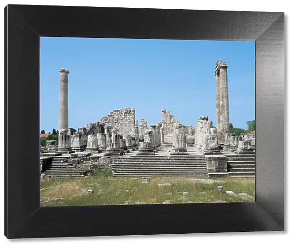 The ruins of the Temple of Apollo at Didyma. Turkey