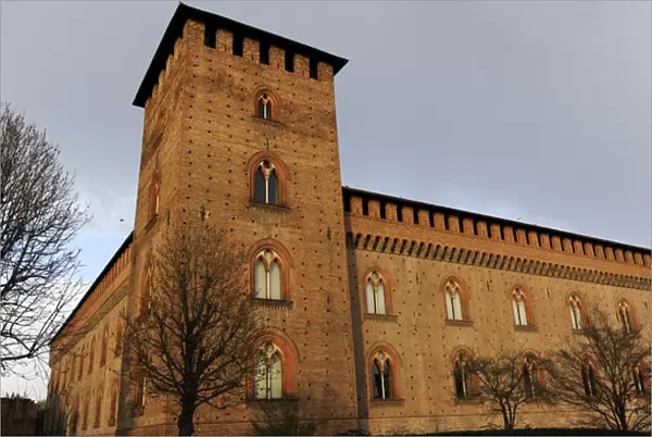 Italy. Pavia. The Castle of Visconti. 1360-1366. By Galeazzo
