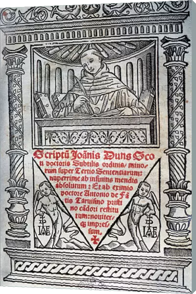 Duns Scotus (1266-1308). Philosopher-theologians. Scriptum q