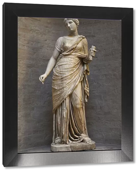 Muse. The Roman sculpture after an original of about 130 BC