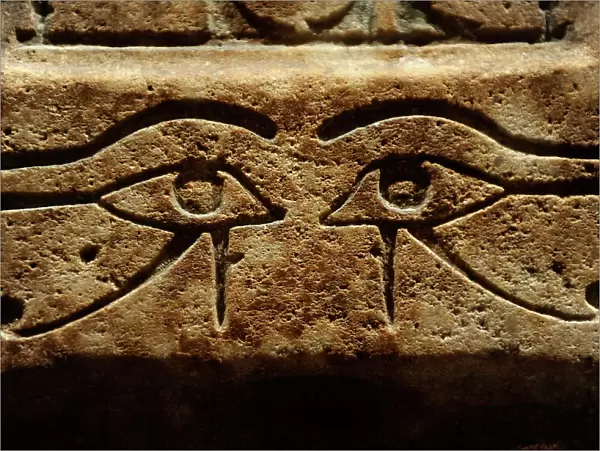 Eye of Horus. False door of Senenmut. Egypt