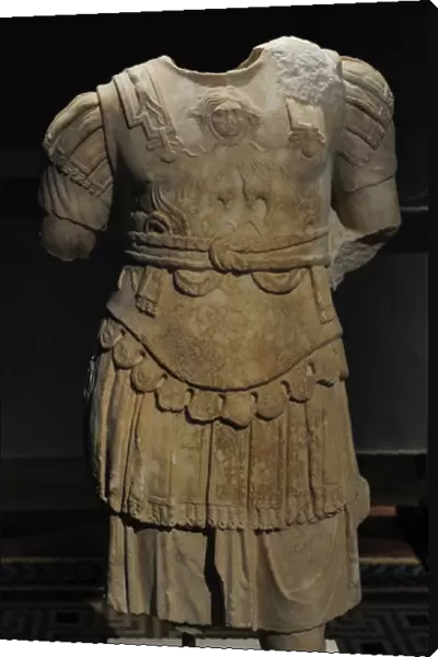 Torso of a Roman Emperor. 2nd century AD. Marble