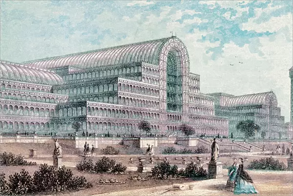 England. London. The Crystal Palace by Joseph Paxton. Great