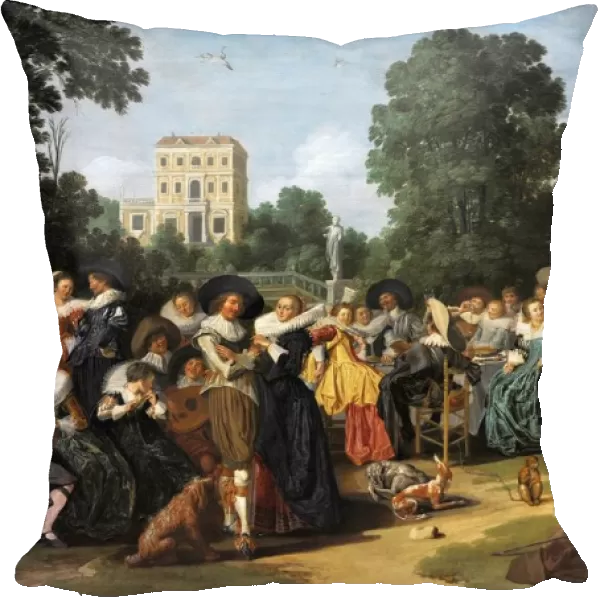The Fete Champetre, 1627, by Dirck Hals (1591-1656)