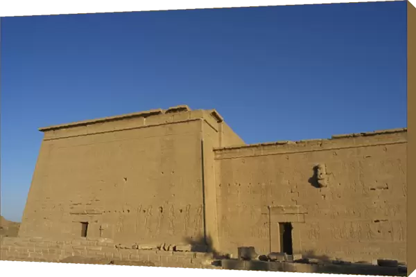 Egypt. Dendera. Temple of Hathor. Western side