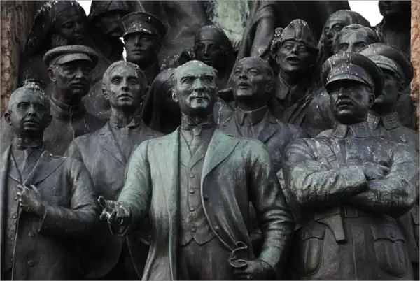 Istanbul. Republic Monument, 1928 by Italian sculptor Pietro