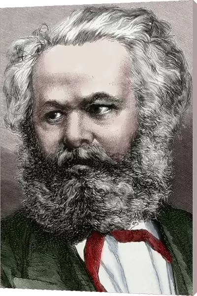 Karl Marx (1818-1883). German Philosopher, political economi
