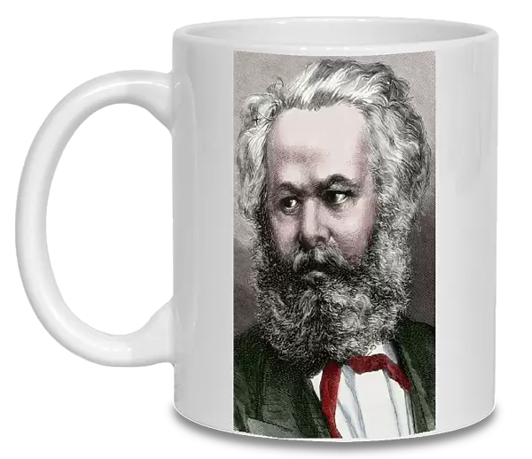 Karl Marx (1818-1883). German Philosopher, political economi