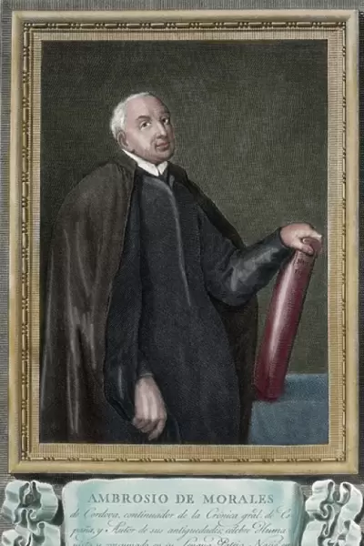 Ambrosio Morales (1513-1591). Spanish historian. Portrait. E