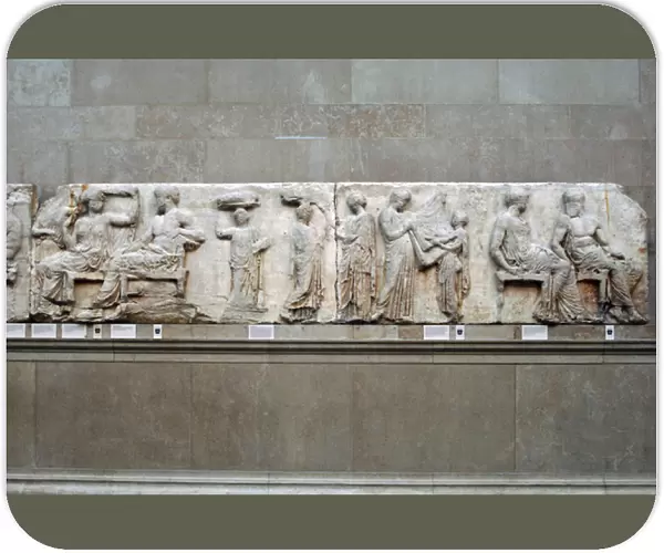 Parthenon. Part of the central section of the east frieze. B