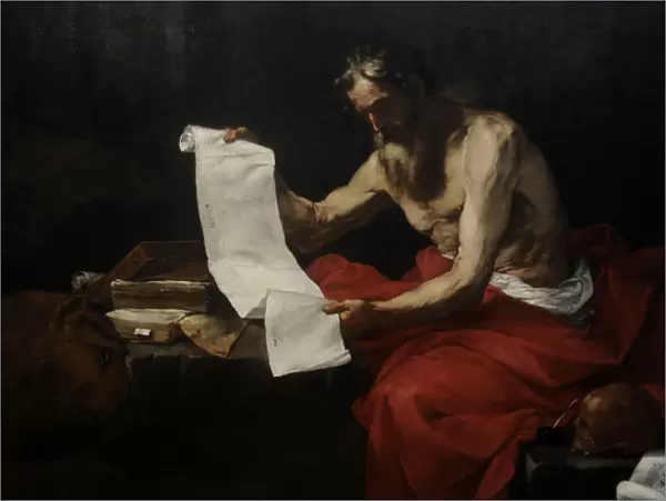 Saint Jerome, 1646, by Jusepe de Ribera (1591-1652)