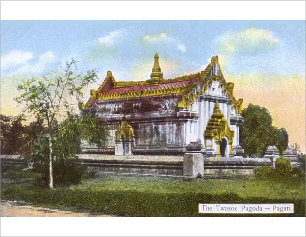 Myanmar - Pagoda at Twasoe, Pagan