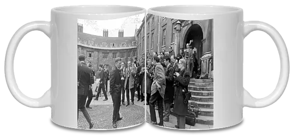 Press photographers, Trinity College, Cambridge University
