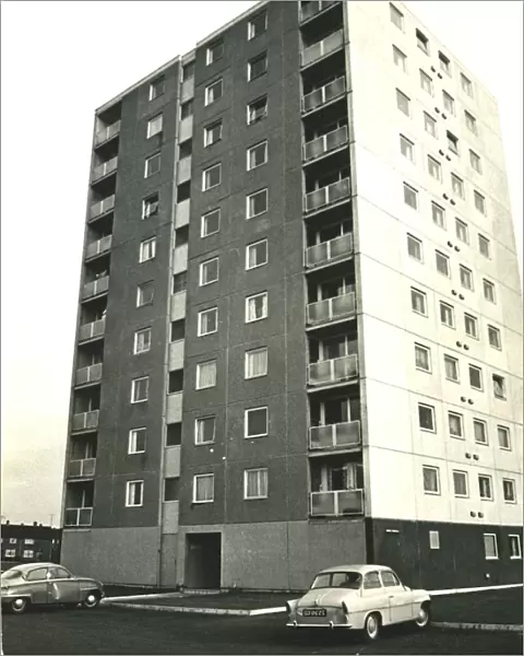 Block of council flats in Eastbourne, Sussex