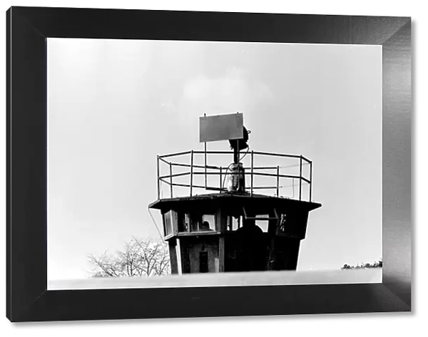 Observation tower near Berlin Wall, Berlin, Germany