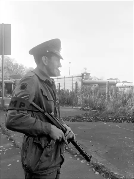 Military Police guard, West Berlin, Germany