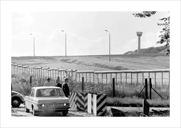 Rural view of the Berlin Wall, Berlin, Germany